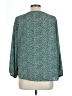 West Kei 100% Polyester Teal 3/4 Sleeve Blouse Size L - photo 2