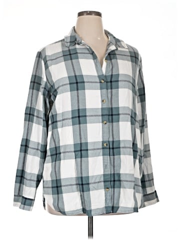 Jachs Girlfriend 3/4 Sleeve Button-Down Shirt (view 1)