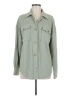 Pinque Green Long Sleeve Button-Down Shirt Size M - photo 1