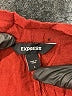 Express 100% Rayon Burgundy 3/4 Sleeve Blouse Size L - photo 7
