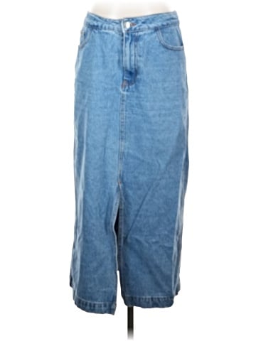 Velvet Heart Denim Skirt (view 1)