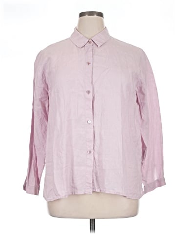 Eileen Fisher 3/4 Sleeve Button-Down Shirt (view 1)