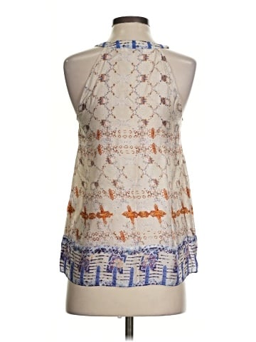Tangerine Sleeveless Blouse (view 2)