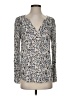 Hinge 100% Viscose Blue Long Sleeve Blouse Size S - photo 1