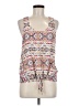 Splendid 100% Rayon Ivory Sleeveless Blouse Size M - photo 1