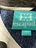Escapada 100% Rayon Graphic Blue Casual Dress Size S - photo 7