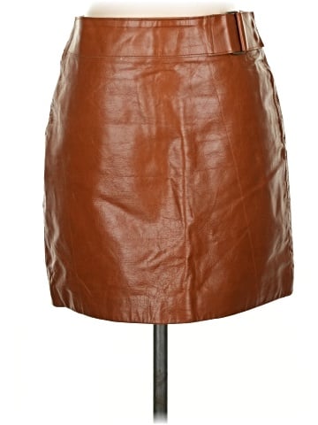 oasis Faux Leather Skirt (view 1)