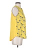 Papermoon Yellow Sleeveless Blouse Size S - photo 4