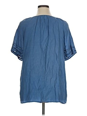 Cj Banks Short Sleeve Blouse (view 2)
