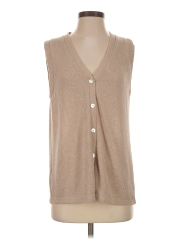 MNG Sleeveless Button-Down Shirt (view 1)