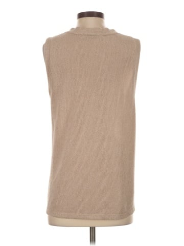 MNG Sleeveless Button-Down Shirt (view 2)