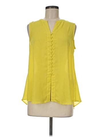 Rose + Olive Sleeveless Blouse (view 1)