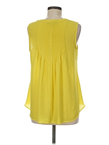 Rose + Olive Sleeveless Blouse (view 2)