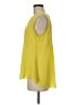 Rose + Olive 100% Polyester Yellow Sleeveless Blouse Size M - photo 5