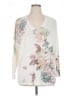J.Jill Floral Ivory Pullover Sweater Size XL - photo 1