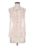Fun2Fun 100% Polyester Ivory Sleeveless Blouse Size S - photo 1