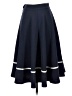Rock Steady Solid Blue Formal Skirt Size S - photo 1
