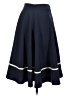 Rock Steady Solid Blue Formal Skirt Size S - photo 2