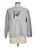 Bar III 100% Polyester Graphic Gray Orange Long Sleeve Top Size L - photo 1