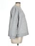 Bar III 100% Polyester Graphic Gray Orange Long Sleeve Top Size L - photo 4