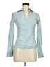 Next Blue Long Sleeve Blouse Size UK 10 / US 6 - photo 1