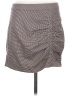 Free People Houndstooth Gray Casual Skirt Size 8 - photo 1