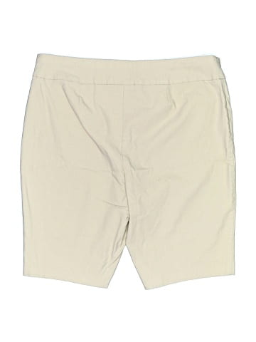 So Slimming by Chico's Khaki Shorts (view 2)