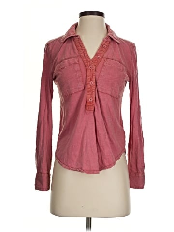 Pilcro by Anthropologie Long Sleeve Blouse (view 1)