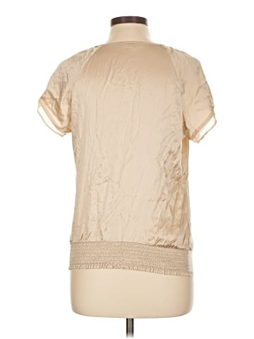 Matty M Short Sleeve Silk Top (view 2)