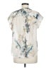 Dylan Ivory Short Sleeve Blouse Size M - photo 2