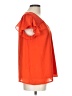 Mossimo 100% Polyester Orange Short Sleeve Blouse Size L - photo 4