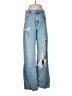 Zara Hearts Blue Jeans Size 8 - photo 1