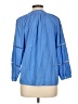 Ann Taylor LOFT Blue 3/4 Sleeve Blouse Size L - photo 2