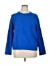 Boden 100% Cotton Solid Blue Pullover Sweater Size XL - photo 1