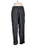 Ellen Tracy Stripes Blue Linen Pants Size M - photo 2