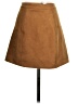 Forever 21 Solid Brown Casual Skirt Size S - photo 2
