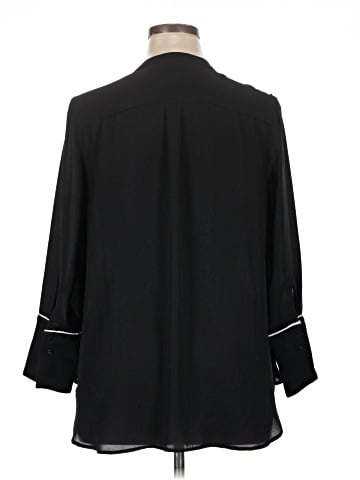 Halogen 3/4 Sleeve Blouse (view 2)