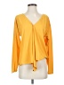 ADAY Yellow Long Sleeve Blouse Size S - photo 1