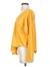 ADAY Yellow Long Sleeve Blouse Size S - photo 5