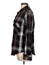 Sanctuary 100% Rayon Plaid Black Long Sleeve Button-Down Shirt Size L - photo 5