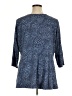 D&Co. Blue 3/4 Sleeve Blouse Size XL - photo 2