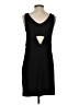 Leith Solid Black Casual Dress Size S - photo 2