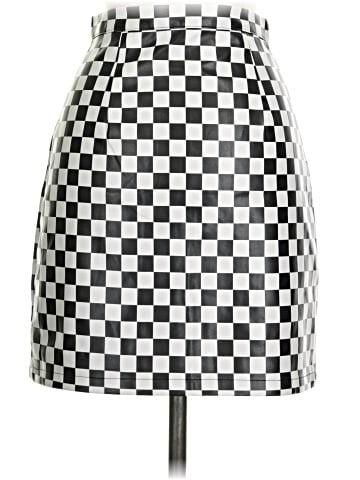 Daisy Street Faux Leather Skirt (view 2)