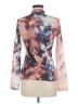 Bardot 100% Polyester Tie-dye Brown Long Sleeve Top Size M - photo 2