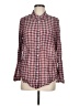 Joie 100% Cotton Checkered-gingham Red Long Sleeve Button-Down Shirt Size M - photo 1