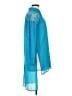 XOXO 100% Polyester Teal 3/4 Sleeve Blouse Size L - photo 4