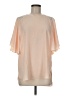 Gibson Latimer 100% Polyester Ivory Short Sleeve Blouse Size M - photo 1
