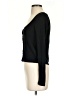 Madewell Black Ribbed Cardigan Crop Tee Size S - photo 5