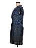 Yumi 100% Polyester Graphic Blue Cocktail Dress Size 12 - photo 5