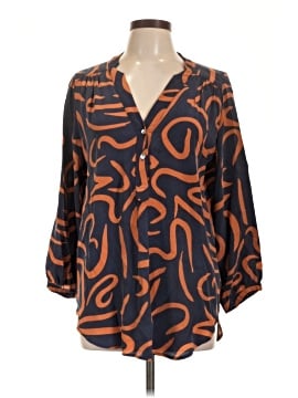Amour Vert 3/4 Sleeve Silk Top
